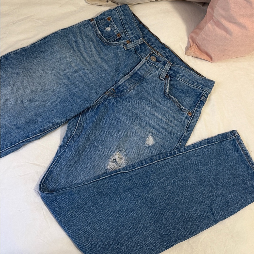 Levi's Blue Straight Leg Women's Jeans